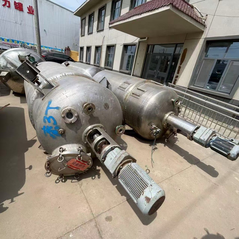 二手微生物发酵罐 500升不锈钢搅拌罐 可全新