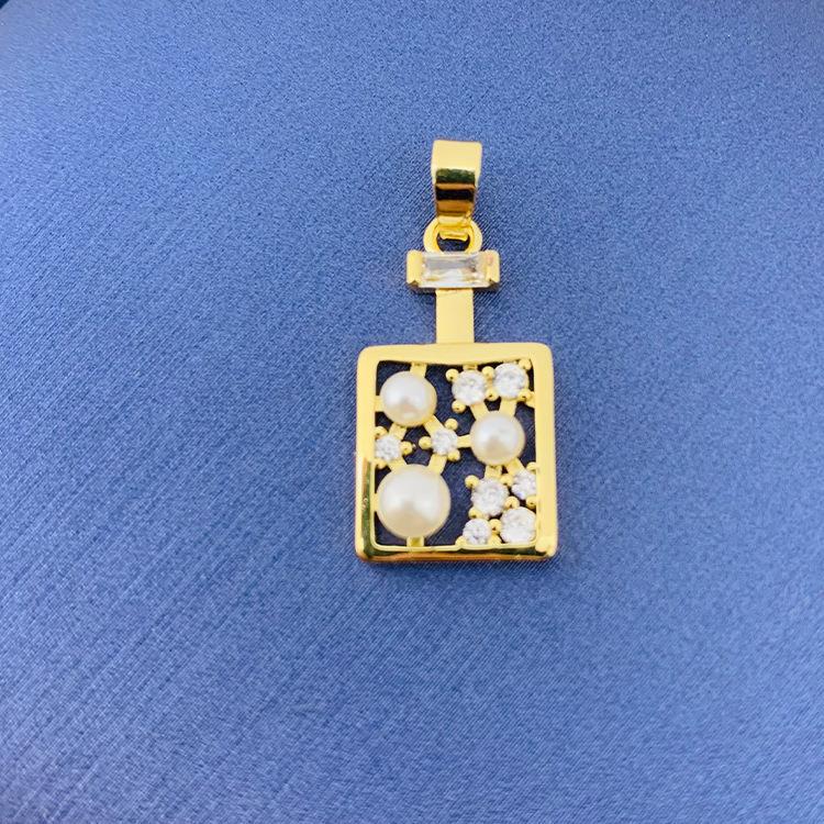 2022 nuevo trébol giratorio simple cien colgante fuente joyería fábrica al por mayor directa sin cadena