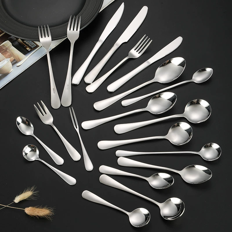 Tableware stainless steel, coffee spoon, metal set
