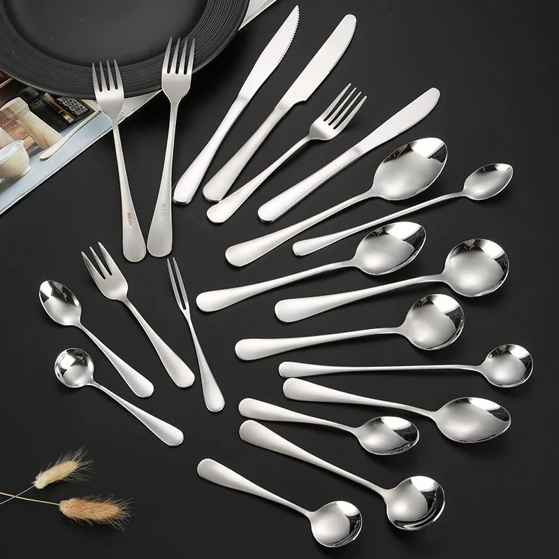 Tableware stainless steel, coffee spoon, metal set