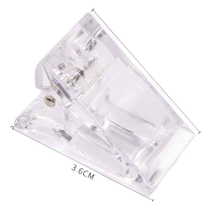 Extended Glue Nail Art Crystal Nail Fast Phototherapy Full Set Nail Mold Fixing Clip Fixing Film No Paper Holder Clip Tool