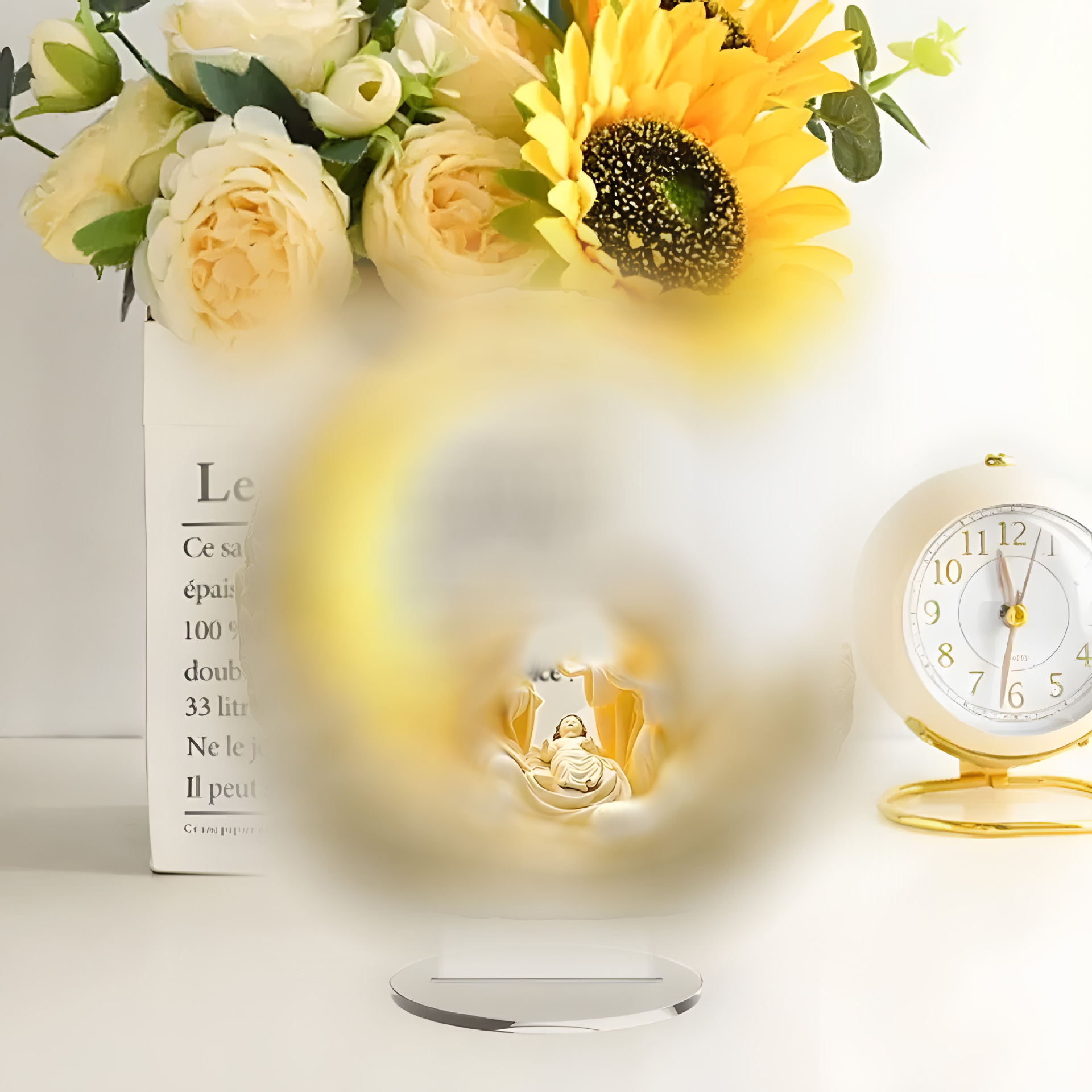 Cross-border Acrylic Brand Ornaments Customized Crafts Table for Mother's Day Father's Day Halloween Christmas Gifts