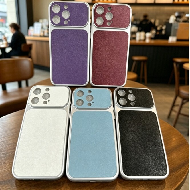 Large window instantly transforms into an iPhone 17 phone case, made of lychee leather TPU material, suitable for Apple, Samsung, Xiaomi, and Oppo soft cases Large window instantly transforms into an iPhone 17 phone case, made of lychee leather TPU material, suitable for Apple, Samsung, Xiaomi, and Oppo soft cases