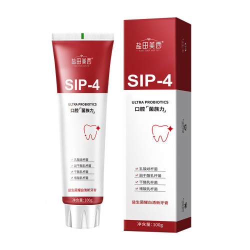 Whitening Sp-4 Probiotic Toothpaste Manufacturer Wholesale Yellow Teeth Stains Tobacco Stains Amino Breath Freshening Oral Toothpaste