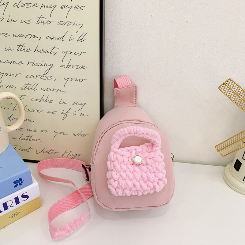 Bolso de niña 2025 nuevo bolso de bebé princesa bolsa de cambio al aire libre bolso de pecho de niña universal