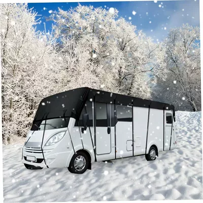 Amazon Hot Sale 210D Oxford Cloth RV Roof Cover Waterproof and Dustproof RV Sunshade Protective Car Cover Factory Outlet