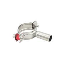 全304不锈钢焊接管支架 管扣 管夹管子固定夹 抱喉箍简易型支架