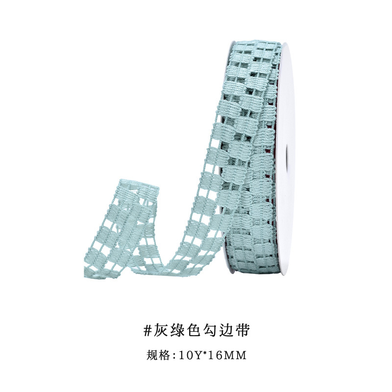 Yao Ming cinta flor embalaje regalo caja de regalo correa hecha a mano DIY accesorios de la joyería material hueco gancho cinta