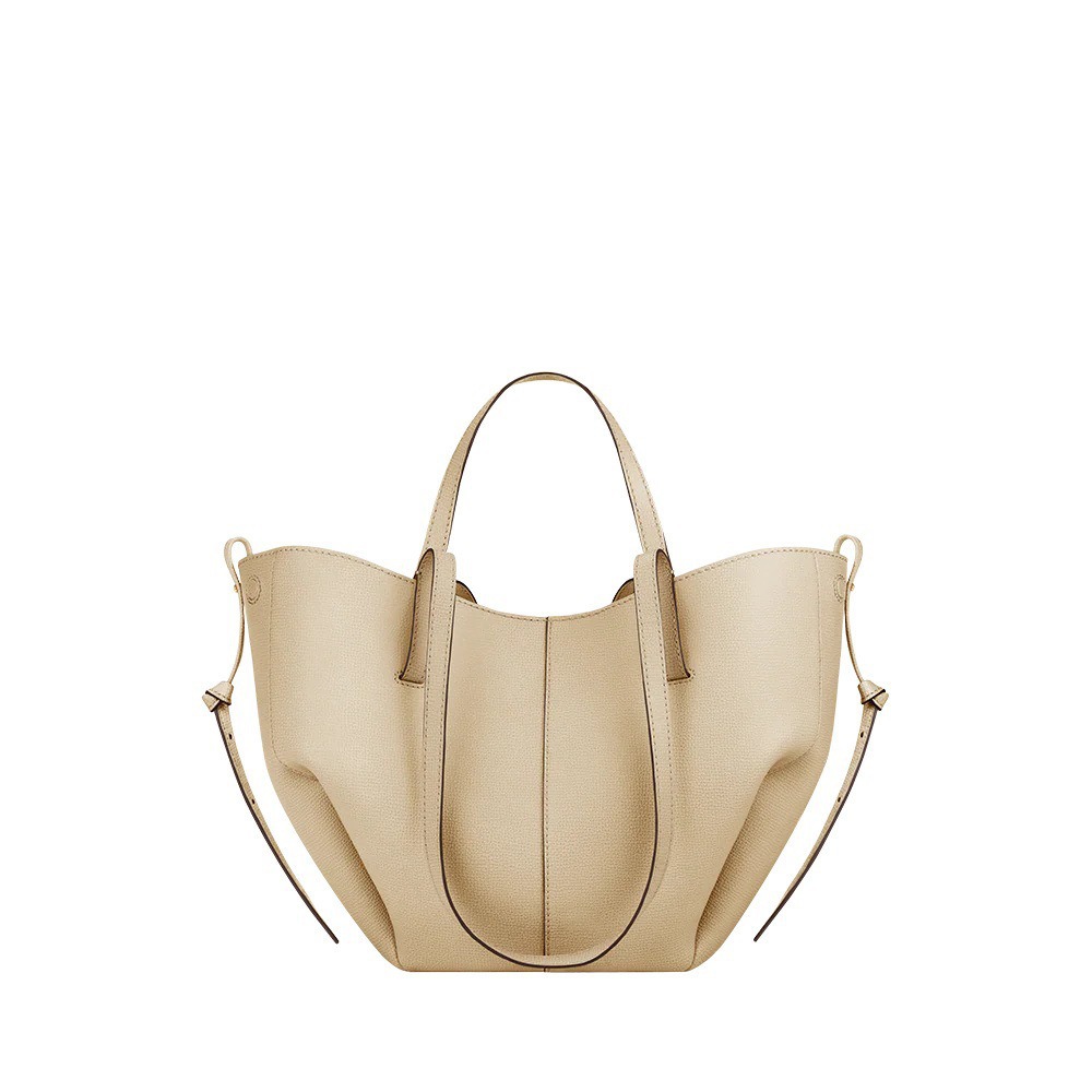 Bolsa de ala francesa en stock Europa y América vintage Cyme tote bolsa de cuero grande capacidad hombro brazo bolsa mujer