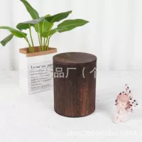Производитель оптовая деревянная круглая коробка для хранения бытовых вещей Многофункциональная коробка для отделки кухонной утвари