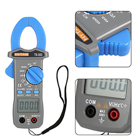 泰圣交直流真有效值数字钳形表AC/DC TS203 中文版/英文版