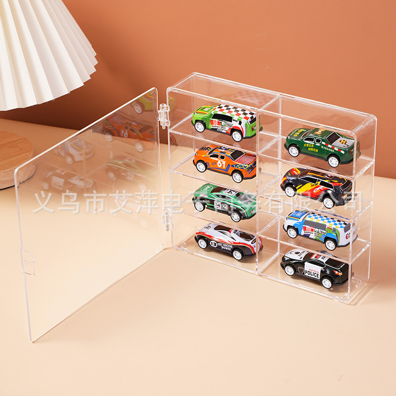 風火輪マッチ箱多美カード児童玩具車型収納箱1:64小型自動車防塵多格収納|undefined