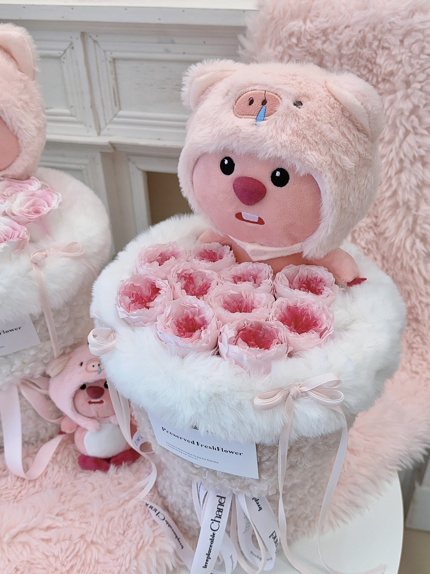 리틀 비버 부케 스위트 파우더 23*23*43cm