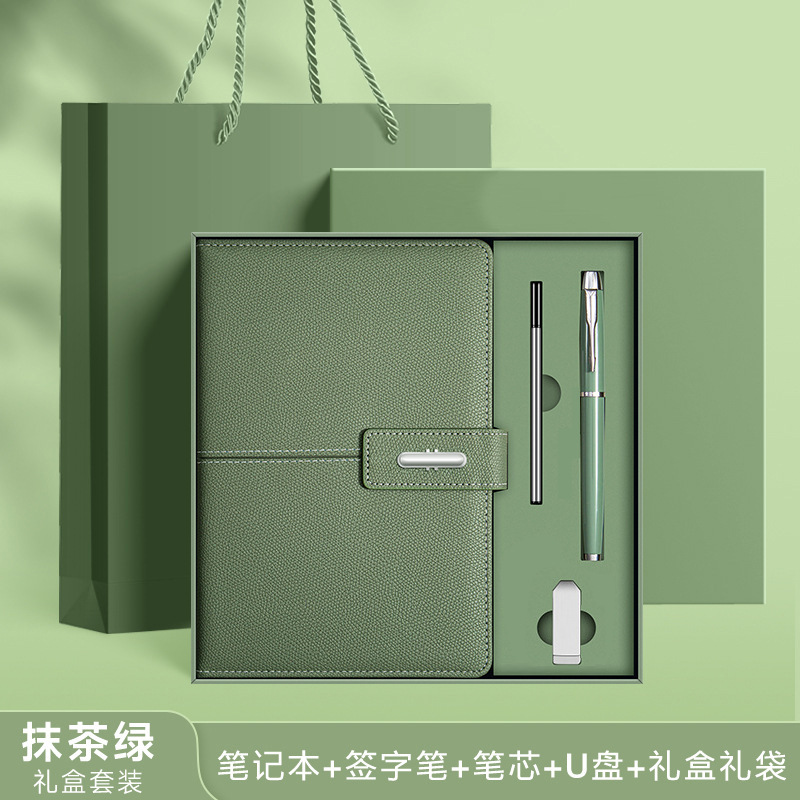 Caja de regalo de notebook A5 de negocios logotipo personalizado de alto nivel Lincoln botón de cuaderno de notas subcuaderno de eventos regalos image 25