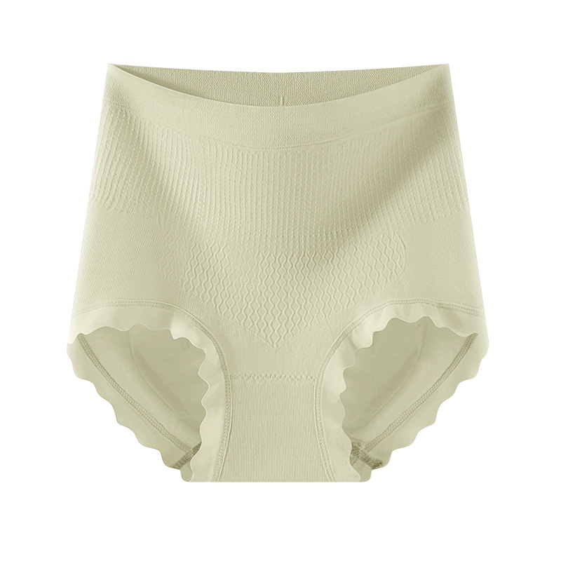 Bragas de cintura alta para mujer entrepierna de algodón puro 10A entrepierna antibacteriana talla grande barriga pantalones cortos de barriga calzoncillos para mujer