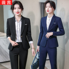 春秋大学生面试职业装时尚西服西装气质外套正装女套装正装工作服