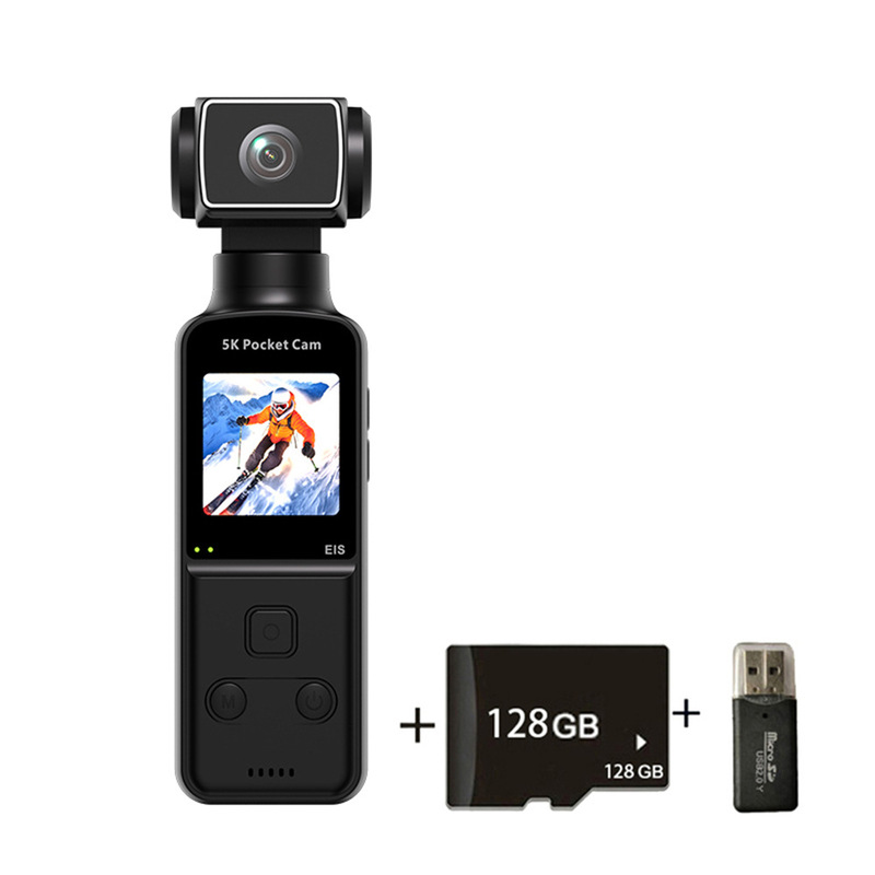 HD 4K 手ぶれ補正ポケットカメラ屋外防水サイクリング DV 回転 Vlog スポーツカメラレコーダー K1K2|undefined