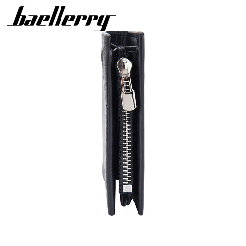 Baellerry new men's short wallet horizontal business multi-card zipper coin purse men's wholesale