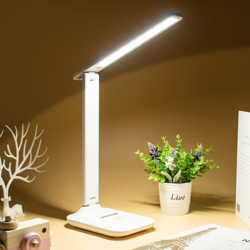 Susen 3555led touch UBS removable battery rechargeable reading lamp eye protection folding small desk lamp stepless dimming