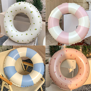 Swimming Ring for Children, Thickened Adult Danish Lifebuoy, Adult Armpit Swimming Ring, Toddler Anti-Rollover Beginner Floating Ring