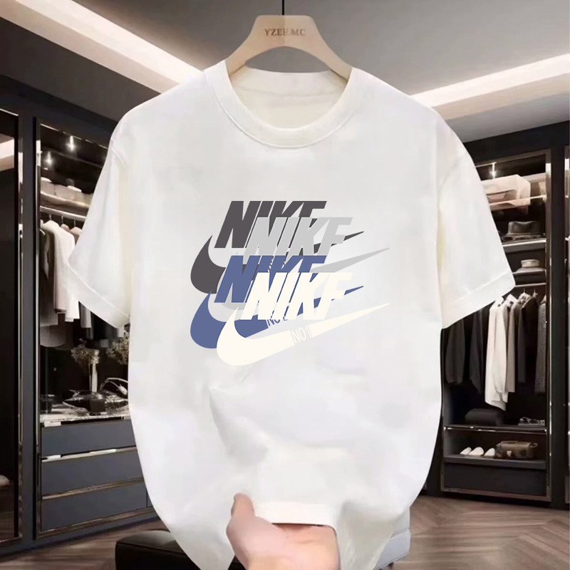 Selección de marcas 1. Área especial de descuento 1. Subvención de 10 mil millones de yuanes 1. Camiseta de manga corta para hombres y mujeres con camiseta de cuello redondo suelta y pesada