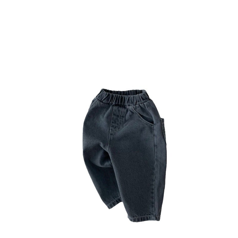 한국 스타일 INS  와  유행 캐주얼 청바지  봄과 가을 새로운 다색 포켓 데님 바지