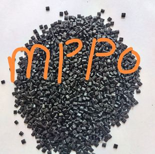 Mppo Black Flame Retardant and High Temperature Resistant Enhanced 20% High Gloss and Hydrolysis Resistant Plastic Particles Are Available at Discounts in Stock