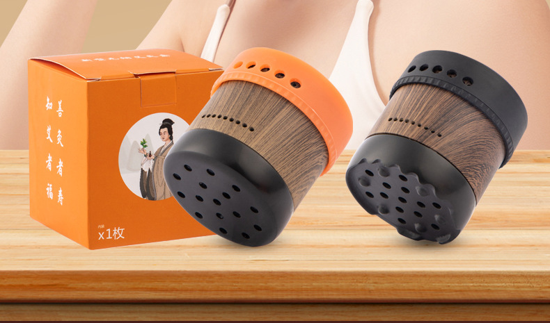Bian Stone Moxibustion Jar Facial Massage Cupping Tool for Spa and Home Wellness overview