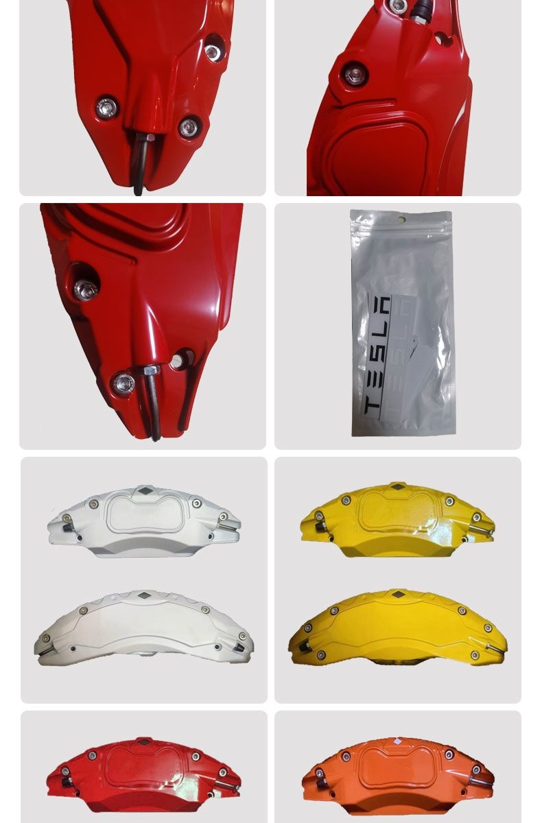 Suitable for Tesla 3/Y Car Aluminum Alloy Caliper Cover, Model 3/Y Special Car-Specific Caliper Decorative Shell