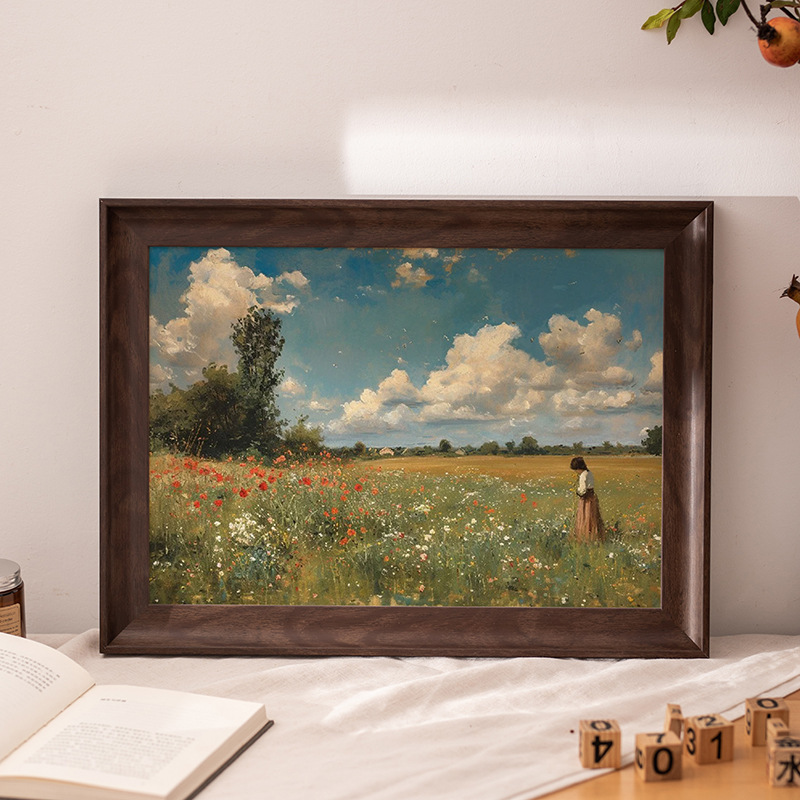 Large Frame for Chinese Painting Calligraphy Photo Frame Empty Frame Calligraphy and Painting Outer Frame Modern Simple Wall Hanging