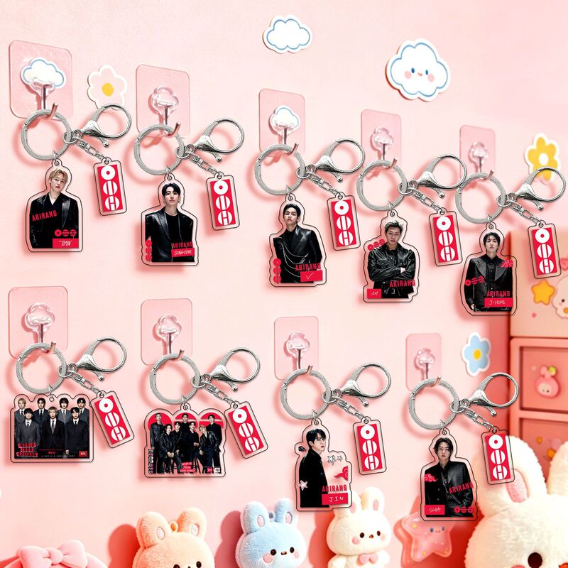 Bts Pendant Kpop Comeback Album Arirang Kim Taehyung Merchandise Keychain Acrylic
