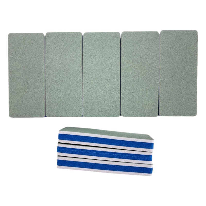 Fish Tank Scale Cleaning Polishing Board Double-Sided Green Sand Fine Grinding Precision Mechanical Grinding Hardware Glossy Manicure Tool