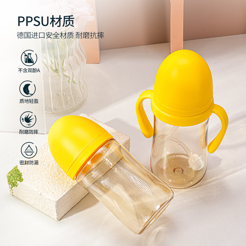 240ml 300ml Wide Diameter Ppsu Baby Bottle Oen Odm Oem Processing