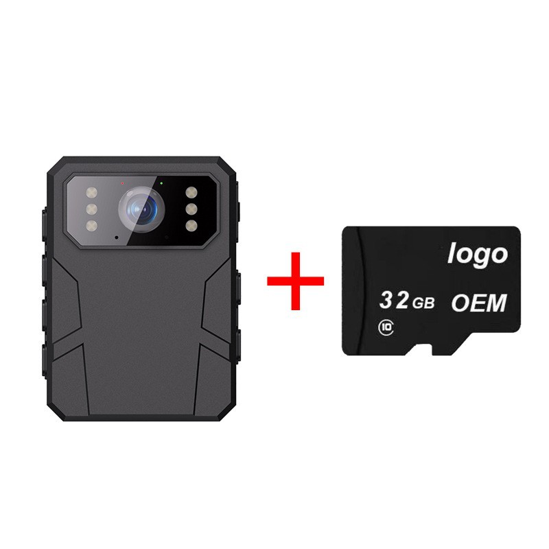 La nueva grabadora de aplicación de la ley 4K HD usa una cámara de clip trasera impermeable multifuncional de larga duración de la batería de visión nocturna