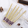 Classic 10 -inch color European -style thread long rod candle wholesale home romantic wedding smoke flavorless rod cross -border