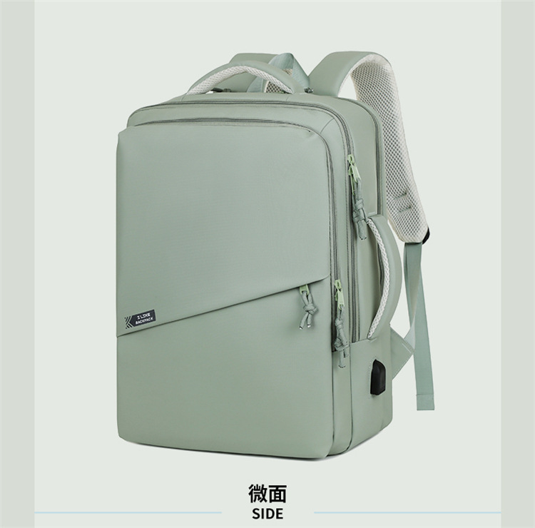 Cross-border backpack for men, multi-functional laptop bag, large-capacity dry-wet separation, leisure business travel backpack undefined