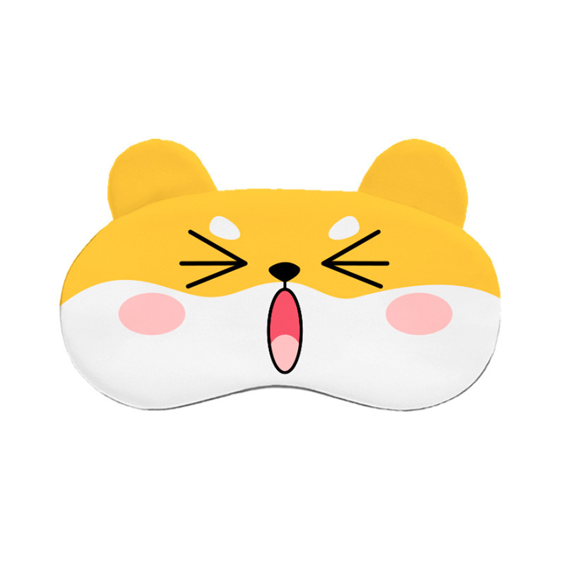 漫画風のかわいい子供用睡眠アイマスク、遮光、温冷湿布、アイスパック、卸売、ロゴ印刷可能、目元用|undefined