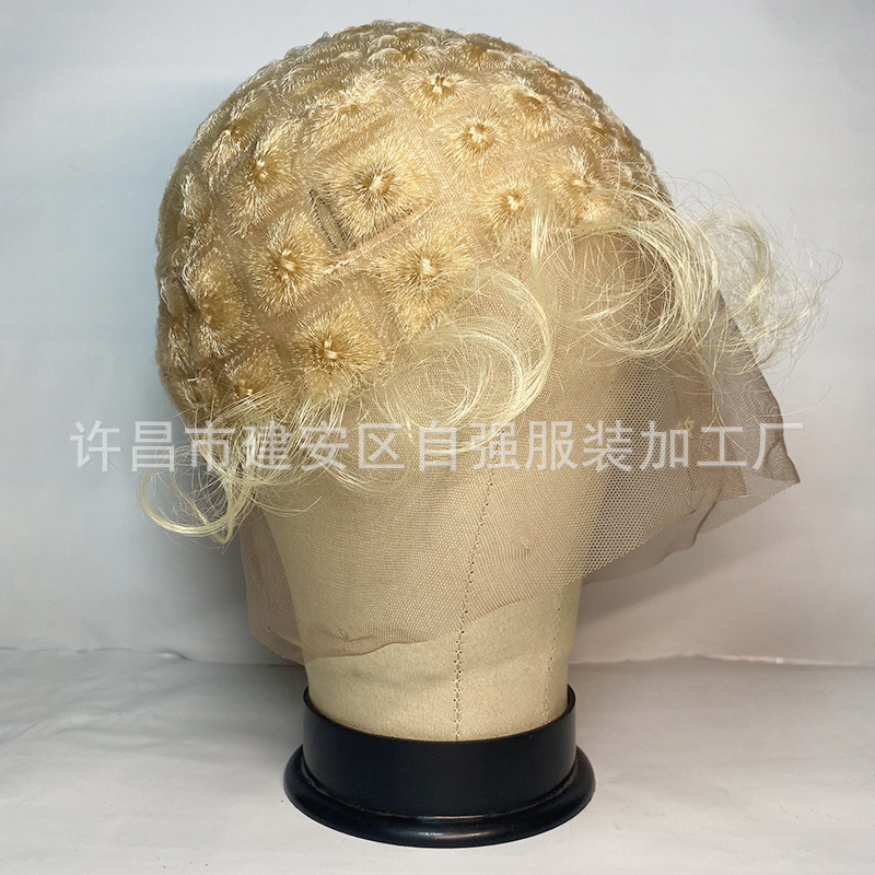 厂家批发假发全蕾丝手织钩针脏辫网帽Braided Cap with Baby Hair|undefined