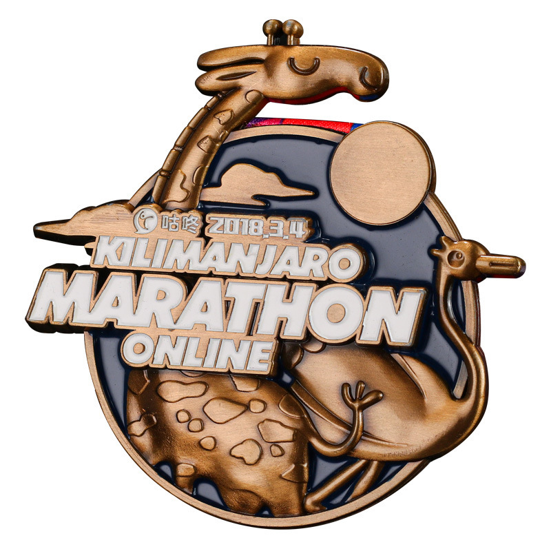 金属メダルカスタムマラソン塗装メダル運動会ランニング看板テコンドー卒業試合カスタム|undefined