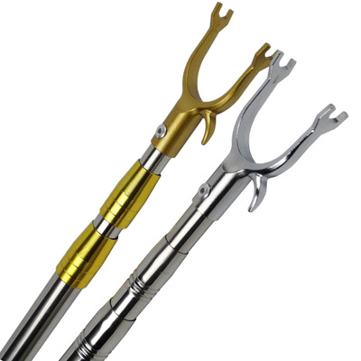 不锈钢伸缩晾衣挑衣杆家用衣服晾衣杆.晒衣宿舍挂衣不锈钢叉子批