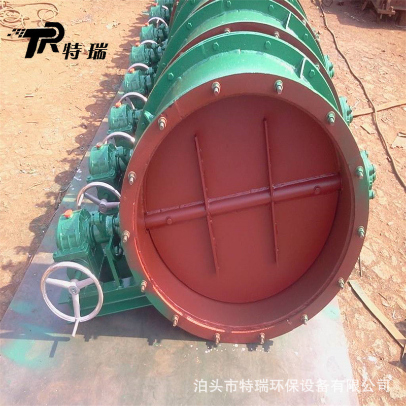 气动蝶阀400型气动通风蝶阀冷风阀风门气动执行器调节阀挡板厂家