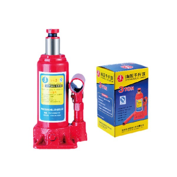 厂家供应 车辆应急维修用品 优质钢材 立式油压千斤顶 标准3吨