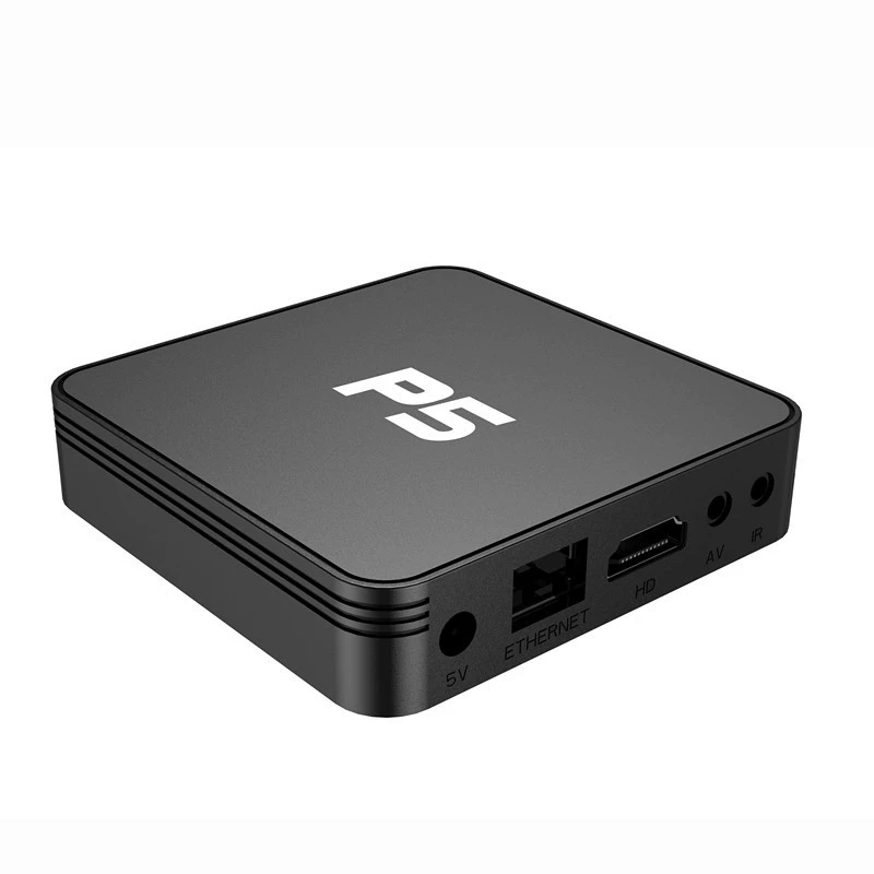 P5 сет-топ-бокс Quanzhi H313, двухдиапазонный 5G Wi‑Fi, голосовой пульт, HD плеер 2ГБ/8ГБ