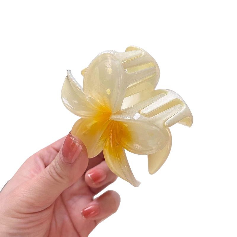 Venta caliente transfronteriza Clip de agarre de frangipani de 4cm
