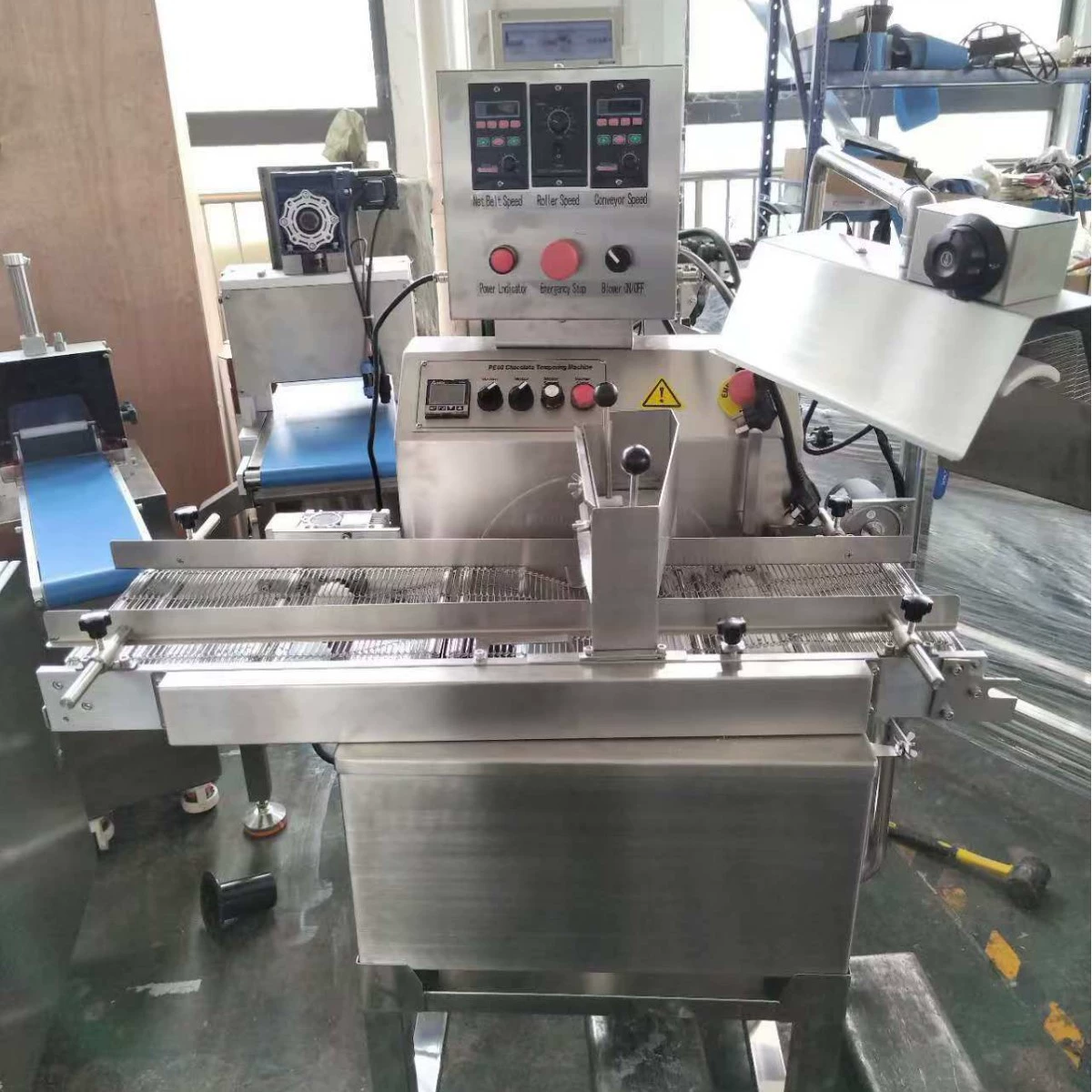 Итальянская машина для шоколадного покрытия Menglong Mochi, машина для шоколадного покрытия Menglong Roll