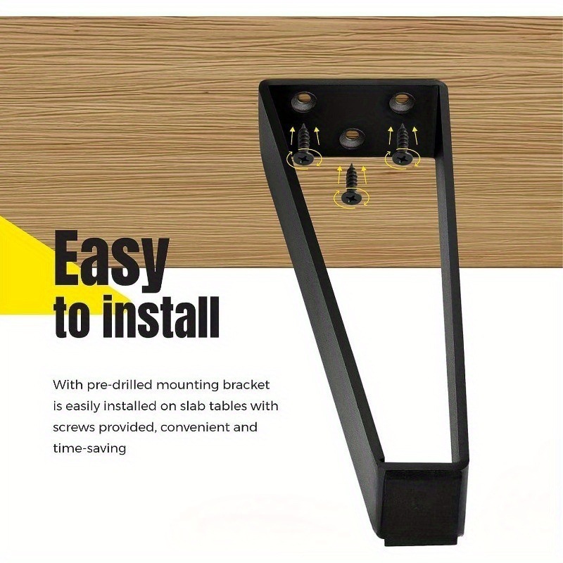 Soportes de Patas para Muebles de Metal Personalizable para Sofá, Mesa y Gabinete de TV