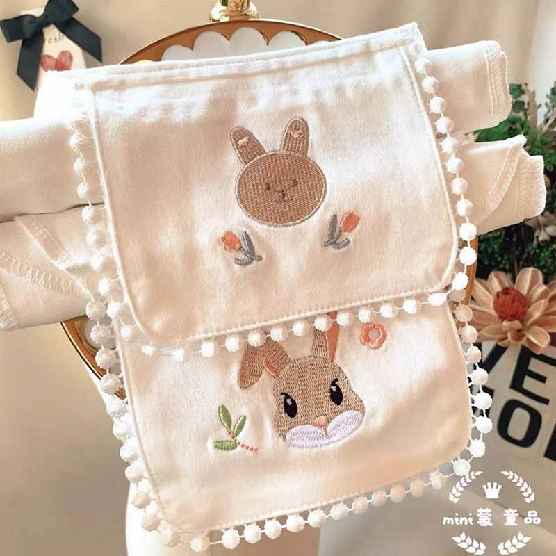 [L 두 팩] 꽃 토끼 접는 귀 토끼