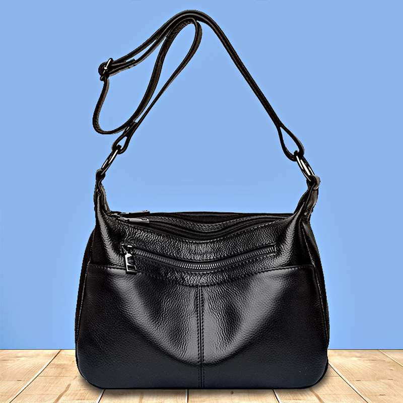 Genuine Leather Women's Bag, Simple 2026 New Style Shoulder Bag, Crossbody Bag, Versatile High-End Cowhide Underarm Tote Bag Genuine Leather Women's Bag, Simple 2026 New Style Shoulder Bag, Crossbody Bag, Versatile High-End Cowhide Underarm Tote Bag
