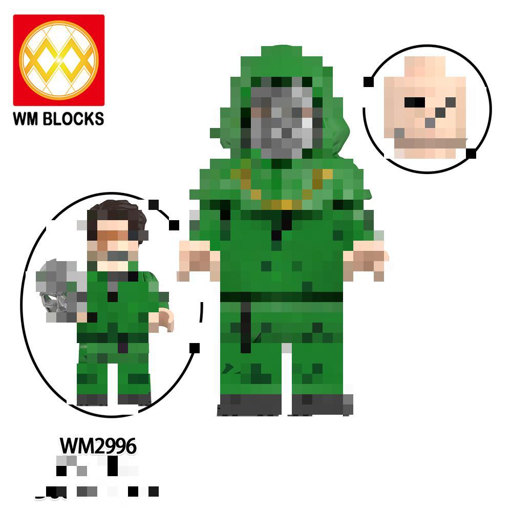 Foreign Trade Goods Wm2996/Wm2997 Hero Series Educational Assembly Toys Building Block Minifigure Bag