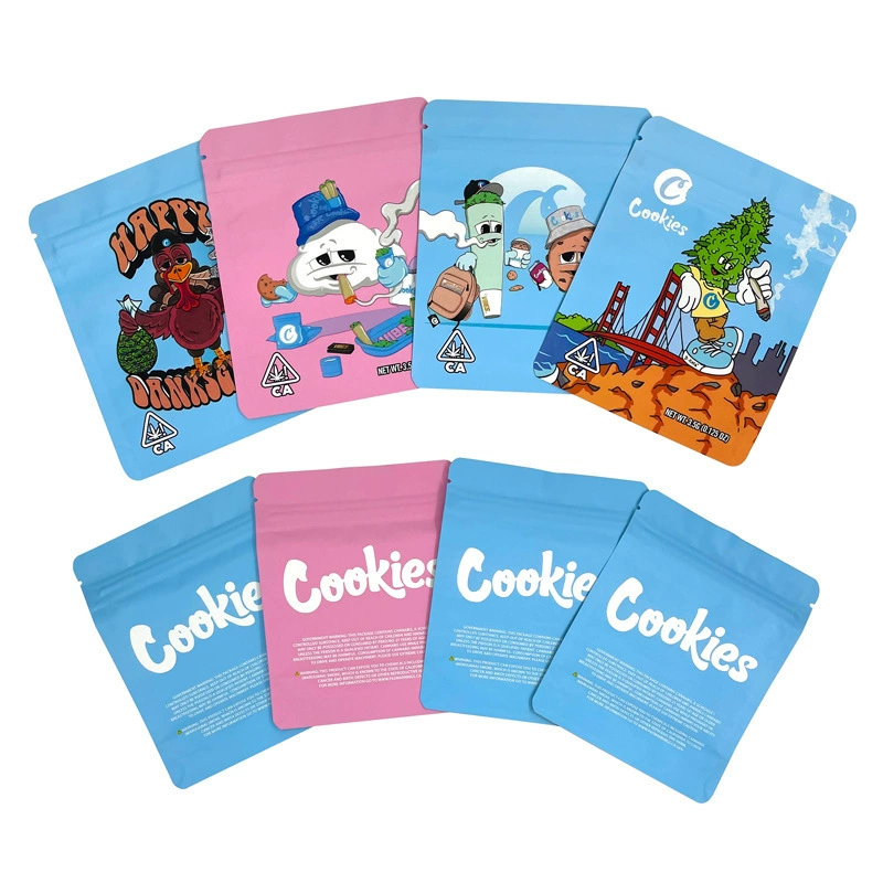 В наличии сенсорный фильм печенье 3,5G конфеты мешок Ziplock мешок трансграничной внешней торговли упаковка мешок Смешанная версия 100